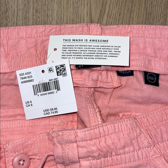 NWT - American Eagle Outfitters High Waist Pink Shorts - Picture 8 of 9